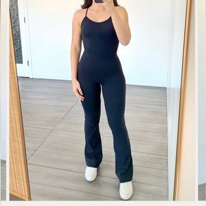 Black Flare Jumpsuit